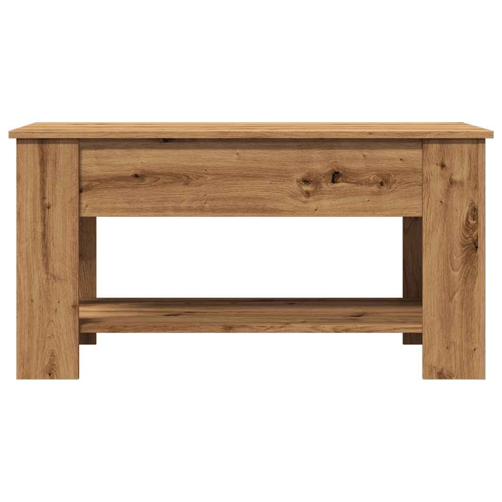 Τραπεζάκι σαλονιού Artisan Oak 101x49x52 cm Κατασκευασμένο ξύλο - Pakobazaar