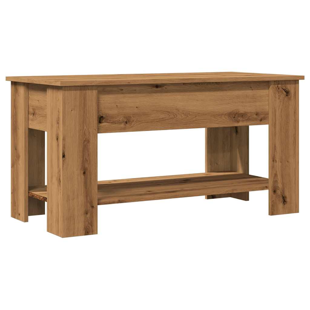 Τραπεζάκι σαλονιού Artisan Oak 101x49x52 cm Κατασκευασμένο ξύλο - Pakobazaar