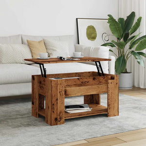Τραπεζάκι σαλονιού Παλιό ξύλο 79x49x41 cm Ξύλο μηχανής - Pakobazaar