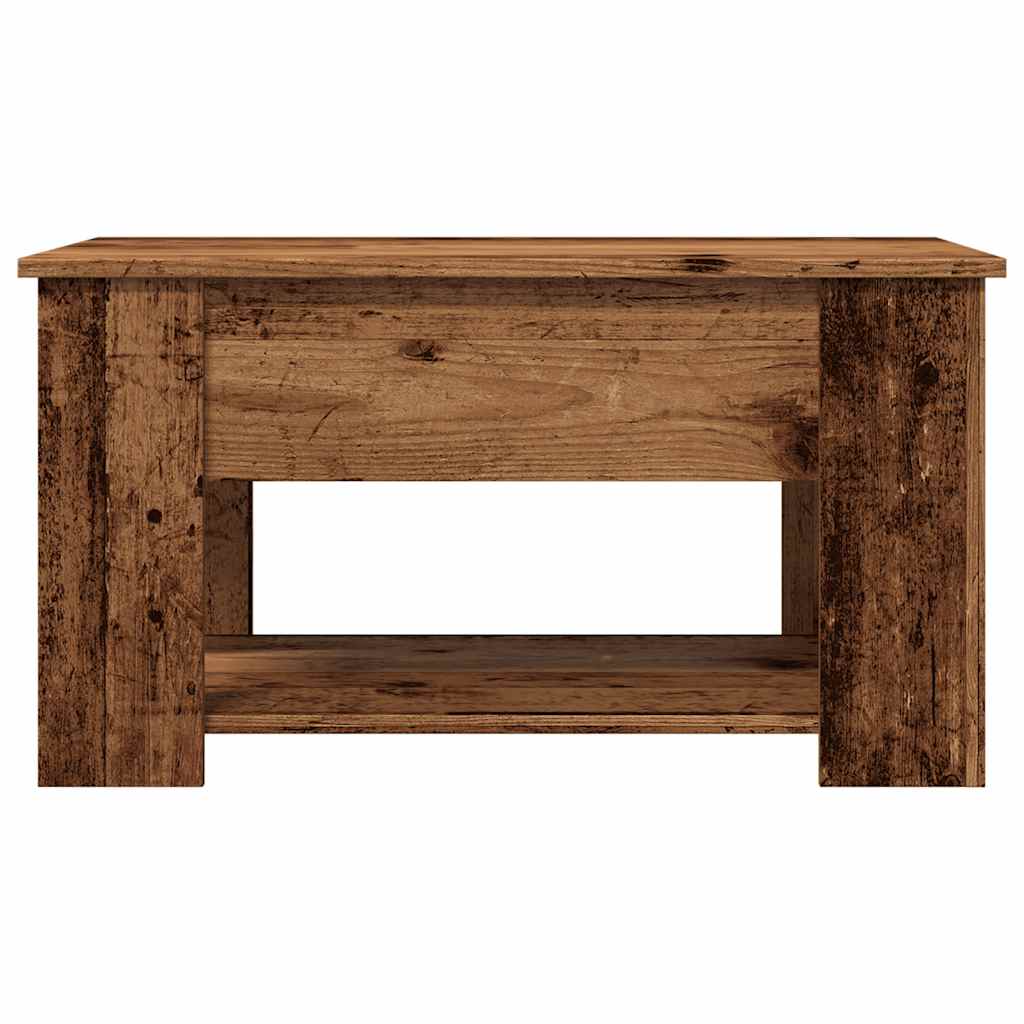 Τραπεζάκι σαλονιού Παλιό ξύλο 79x49x41 cm Ξύλο μηχανής - Pakobazaar