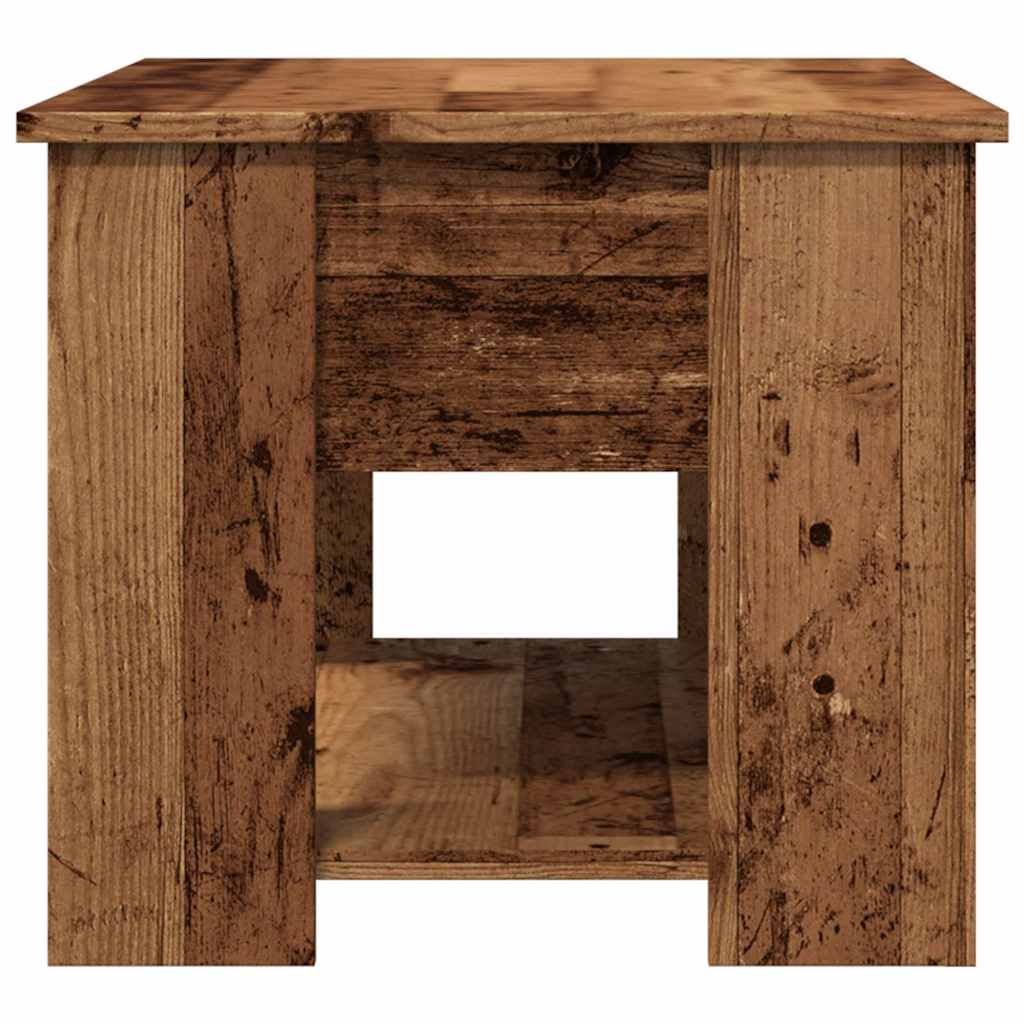 Τραπεζάκι σαλονιού Παλιό ξύλο 79x49x41 cm Ξύλο μηχανής - Pakobazaar