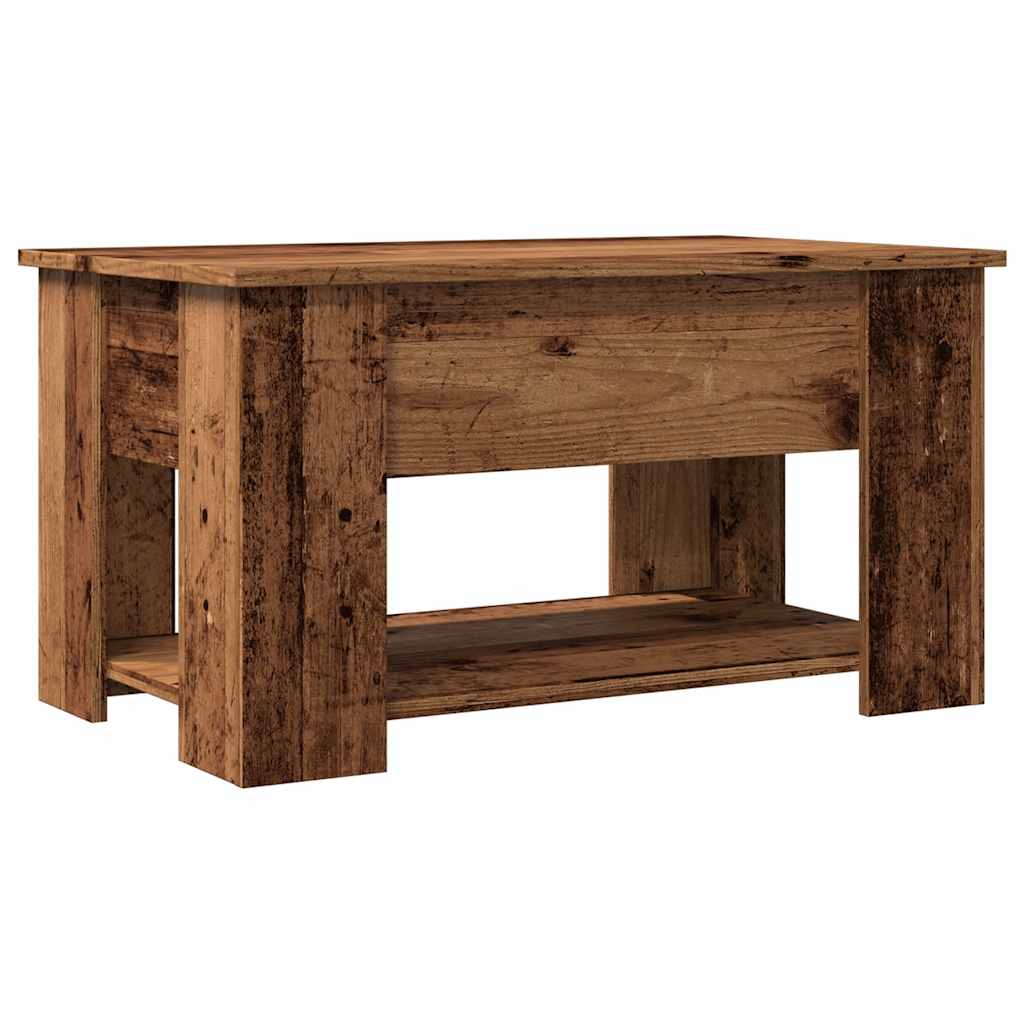 Τραπεζάκι σαλονιού Παλιό ξύλο 79x49x41 cm Ξύλο μηχανής - Pakobazaar