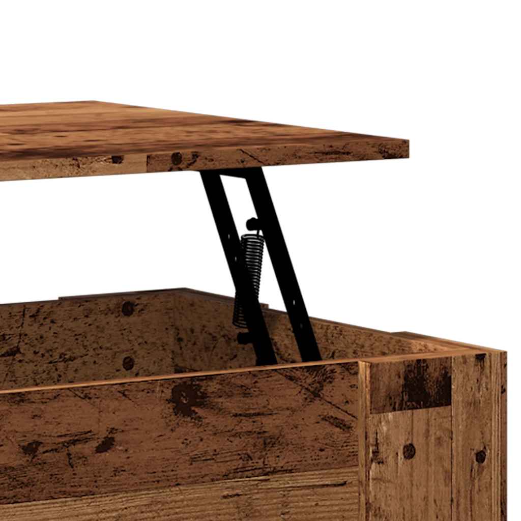 Τραπεζάκι σαλονιού Παλιό ξύλο 79x49x41 cm Ξύλο μηχανής - Pakobazaar