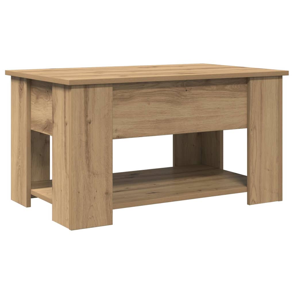Τραπεζάκι σαλονιού Artisan Oak 79x49x41 cm Κατασκευασμένο ξύλο - Pakobazaar