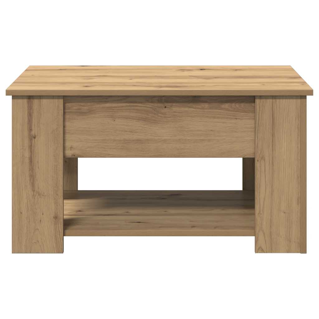 Τραπεζάκι σαλονιού Artisan Oak 79x49x41 cm Κατασκευασμένο ξύλο - Pakobazaar