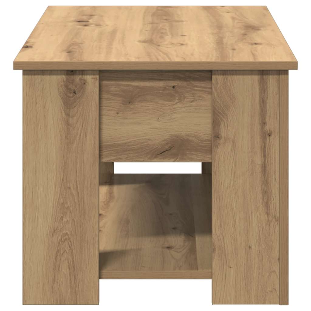 Τραπεζάκι σαλονιού Artisan Oak 79x49x41 cm Κατασκευασμένο ξύλο - Pakobazaar
