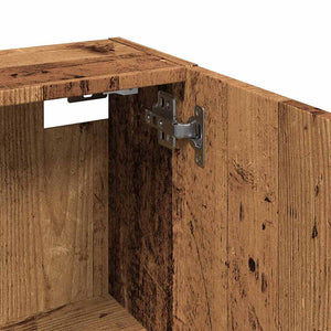 Ντουλάπι Μπάνιου Επιτοίχιο Παλαιό Ξύλο 32 x 20 x 67 εκ. - Pakobazaar