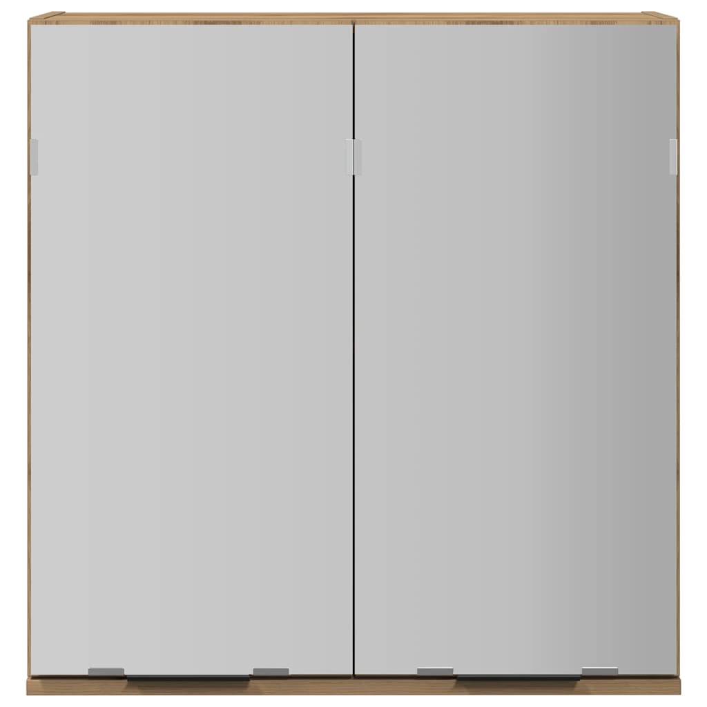 Ντουλάπι Μπάνιου Τεχνίτης Δρυς 64x20x66,5 εκ Επεξεργασμένο Ξύλο - Pakobazaar