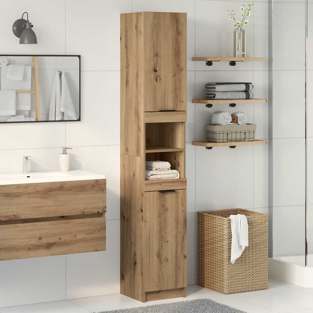 Ντουλάπι μπάνιου Artisan Oak 32x34x188,5 cm Κατασκευασμένο ξύλο - Pakobazaar