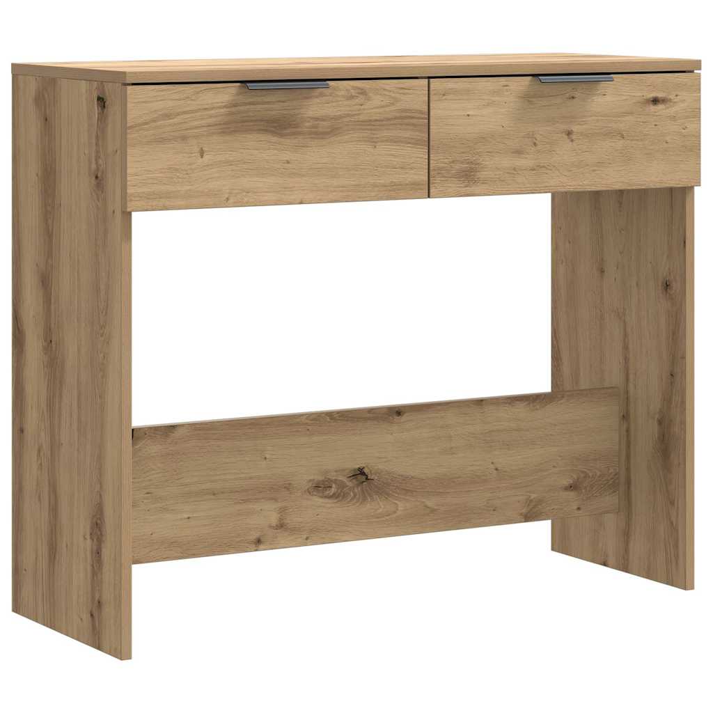 Τραπέζι κονσόλας Artisan Oak 90x36x75 cm Κατασκευασμένο ξύλο