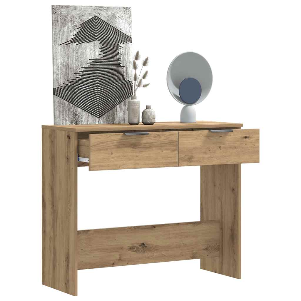 Τραπέζι κονσόλας Artisan Oak 90x36x75 cm Κατασκευασμένο ξύλο