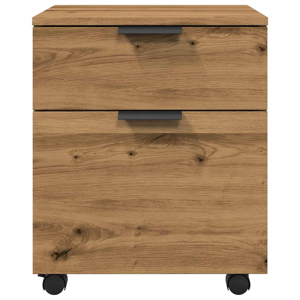Κινητό ντουλάπι αρχείων  με τροχούς Artisan Oak - Pakobazaar