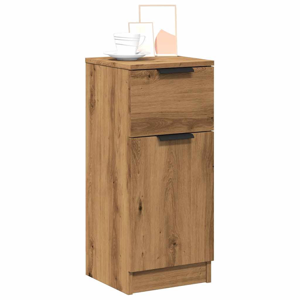 Sideboards 2 τεμάχια Artisan Oak 30x30x70cm Κατασκευασμένο ξύλο - Pakobazaar
