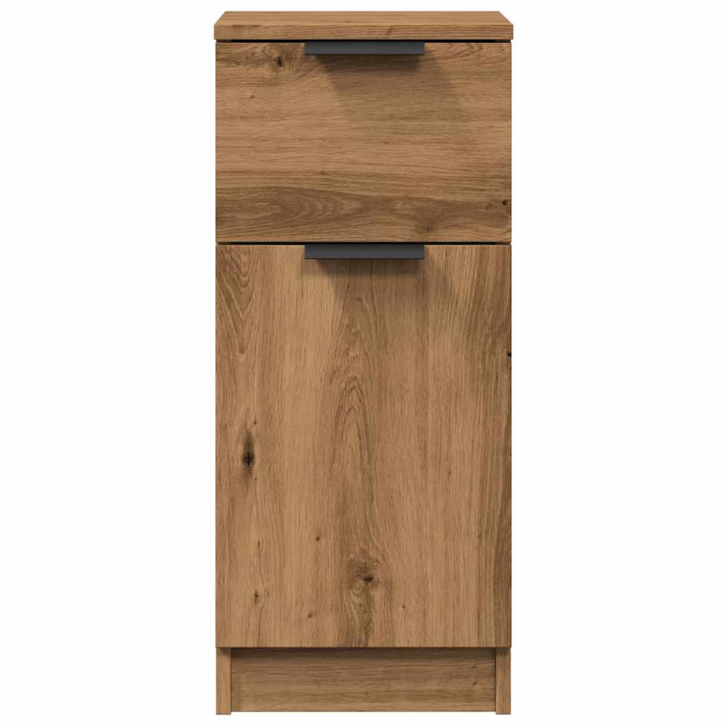Sideboards 2 τεμάχια Artisan Oak 30x30x70cm Κατασκευασμένο ξύλο - Pakobazaar