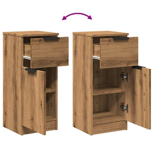 Sideboards 2 τεμάχια Artisan Oak 30x30x70cm Κατασκευασμένο ξύλο - Pakobazaar