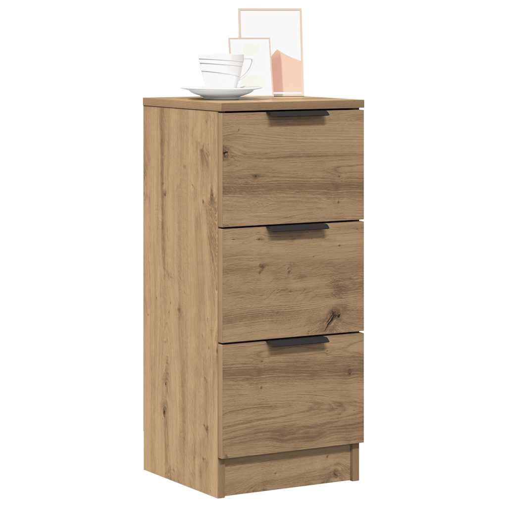Sideboards 2 τεμάχια Artisan Oak 30x30x70cm Κατασκευασμένο ξύλο - Pakobazaar