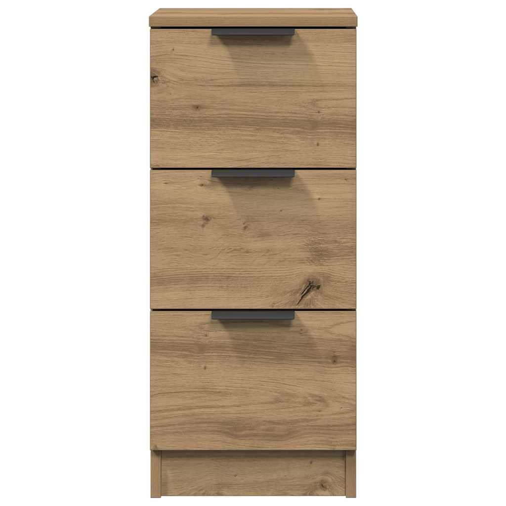 Sideboards 2 τεμάχια Artisan Oak 30x30x70cm Κατασκευασμένο ξύλο - Pakobazaar