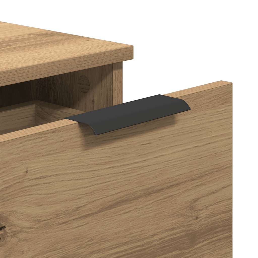 Sideboards 2 τεμάχια Artisan Oak 30x30x70cm Κατασκευασμένο ξύλο - Pakobazaar