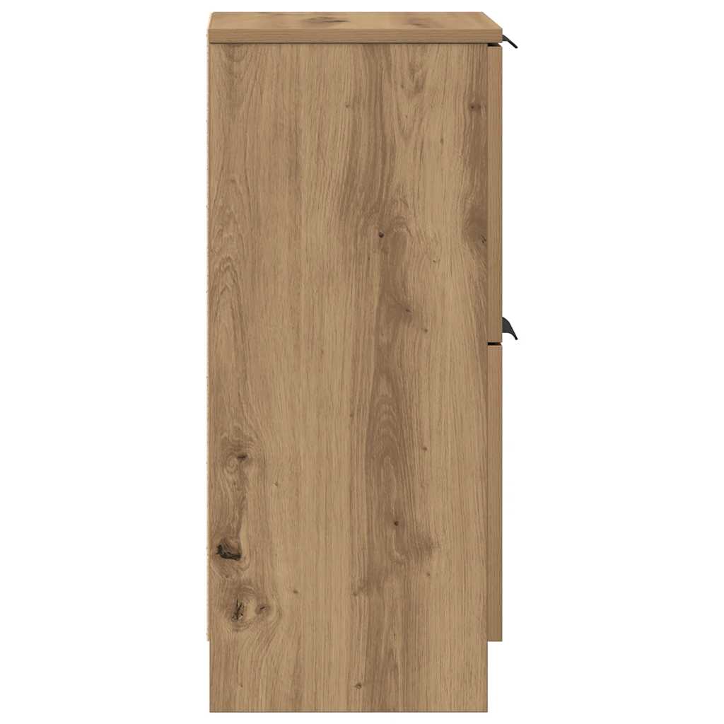 Sideboards 2 τεμάχια Artisan Oak 30x30x70cm Κατασκευασμένο ξύλο - Pakobazaar