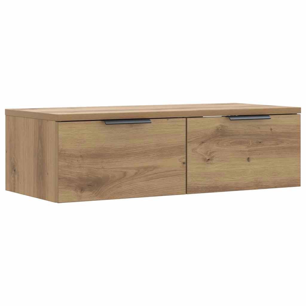 Ντουλάπι Τοίχου Αρτισιανή Δρυς 68x30x20 εκ. Επεξεργασμένο Ξύλο