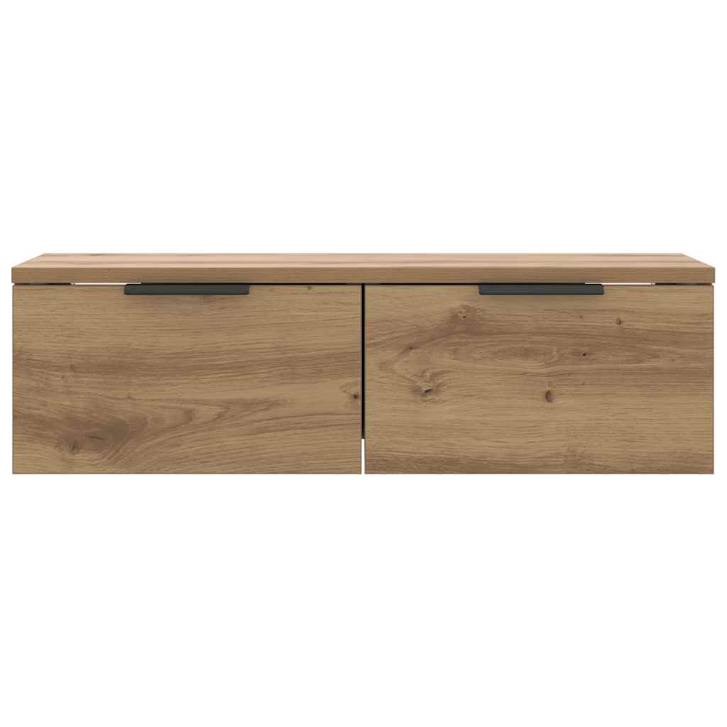 Ντουλάπι Τοίχου Αρτισιανή Δρυς 68x30x20 εκ. Επεξεργασμένο Ξύλο