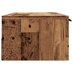 ντουλάπι τοίχου  Παλιό ξύλο 102x30x20 cm Κατασκευασμένο ξύλο - Pakobazaar