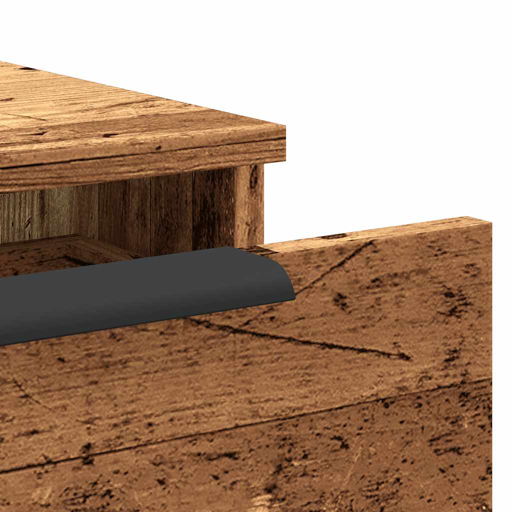 ντουλάπι τοίχου  Παλιό ξύλο 102x30x20 cm Κατασκευασμένο ξύλο - Pakobazaar