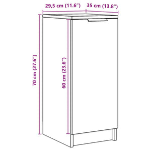 Παπουτσοθήκη Όψη Παλαιού Ξύλου 29,5x35x70 εκ. Επεξ. Ξύλο - Pakobazaar