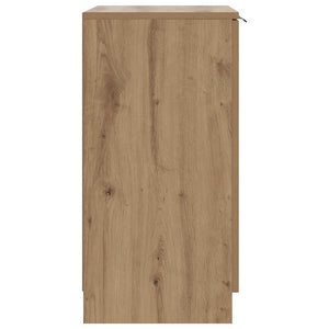 Παπουτσοθήκη Αρτισιανή Δρυς 59x35x70 εκ. Επεξ. Ξύλο - Pakobazaar