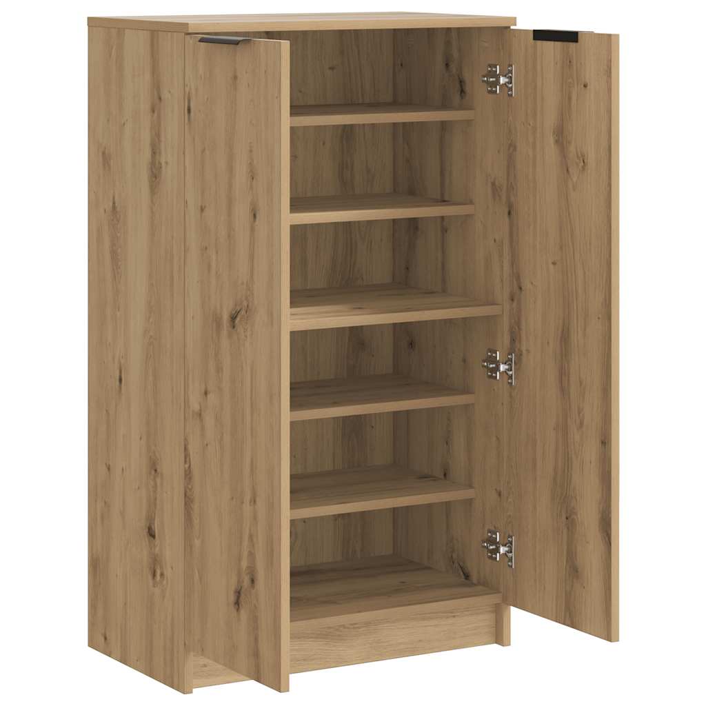 Παπουτσοθήκη Αρτισιανή Δρυς 59x35x100,5 εκ. Επεξ. Ξύλο - Pakobazaar