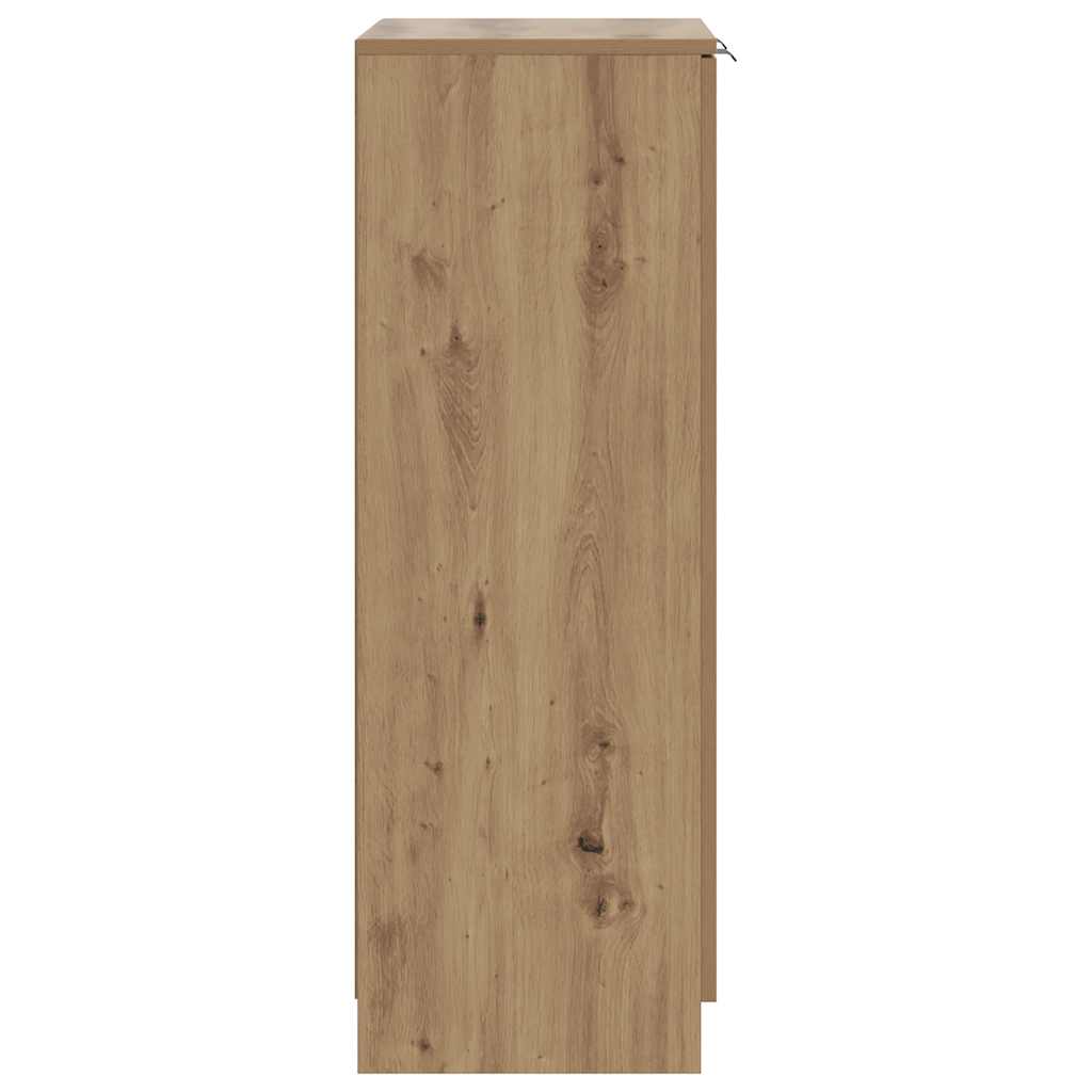 Παπουτσοθήκη Αρτισιανή Δρυς 59x35x100,5 εκ. Επεξ. Ξύλο - Pakobazaar