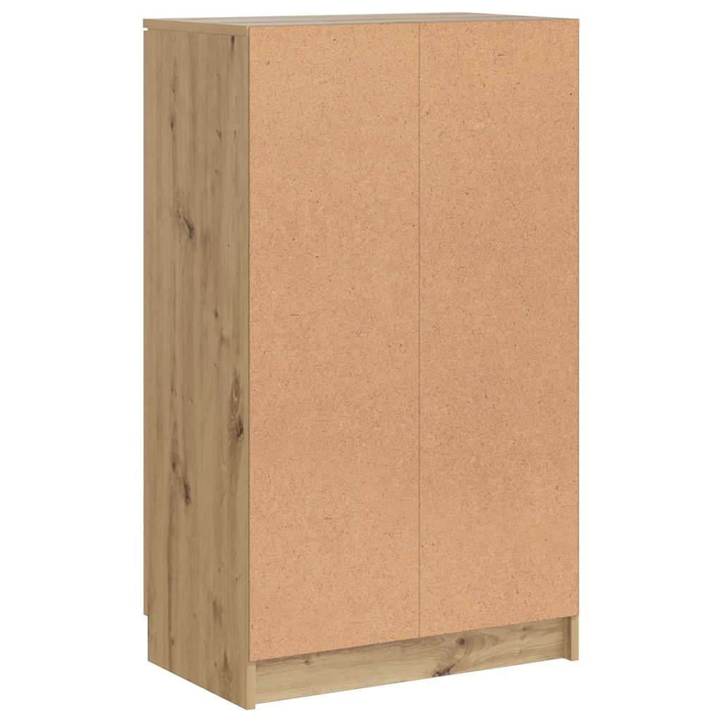 Παπουτσοθήκη Αρτισιανή Δρυς 59x35x100,5 εκ. Επεξ. Ξύλο - Pakobazaar