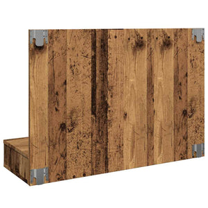 Ντουλάπι καθρέφτη με LED Παλιό ξύλο 90x31,5x62 cm - Pakobazaar