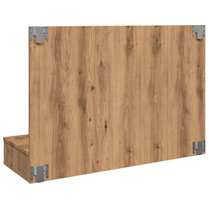 Ντουλάπι με Καθρέφτη και LED σε Χρώμα Δρυός Artisan 90x31,5x62 εκ. - Pakobazaar