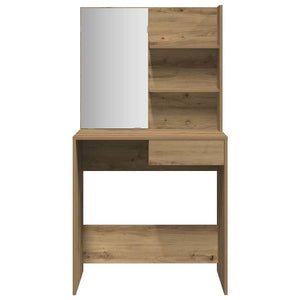 Κομοδίνο με καθρέφτη Artisan Oak 74,5x40x141 cm