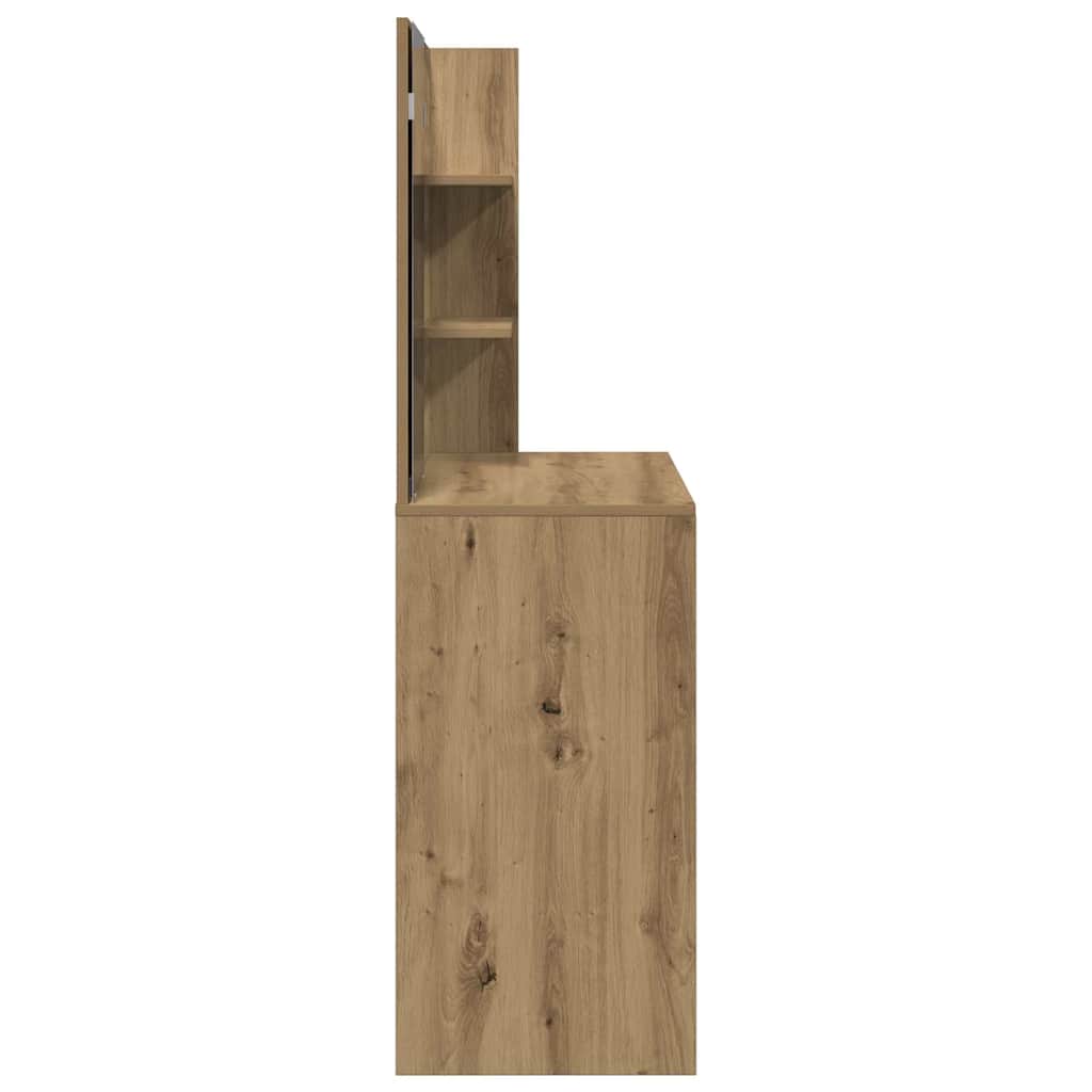 Κομοδίνο με καθρέφτη Artisan Oak 74,5x40x141 cm