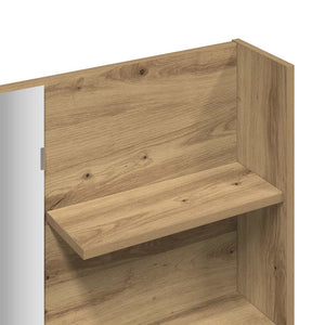 Κομοδίνο με καθρέφτη Artisan Oak 74,5x40x141 cm