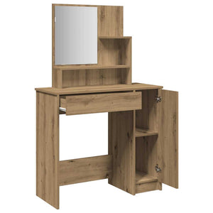Κομοδίνο με καθρέφτη Artisan Oak 86,5x35x136 cm - Pakobazaar