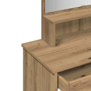 Κομοδίνο με καθρέφτη Artisan Oak 86,5x35x136 cm - Pakobazaar