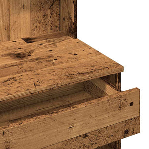 Κομοδίνο με καθρέφτη Παλιό ξύλο 96x39x142 cm - Pakobazaar
