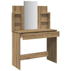 Κομοδίνο με καθρέφτη Artisan Oak 96x39x142 cm