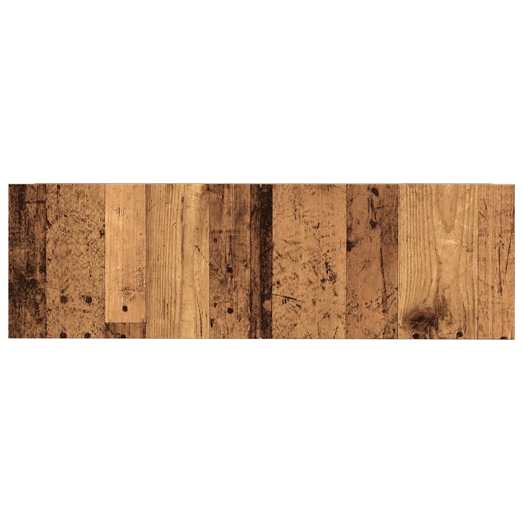 Ντουλάπια Τοίχου Τηλεόρασης 2 Τεμ. Παλαιό Ξύλο 100x30x30 εκ.