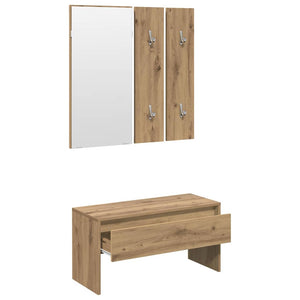 σετ επίπλων διαδρόμου Artisan Oak Engineered Wood - Pakobazaar