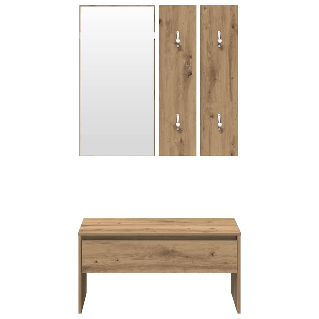 σετ επίπλων διαδρόμου Artisan Oak Engineered Wood - Pakobazaar