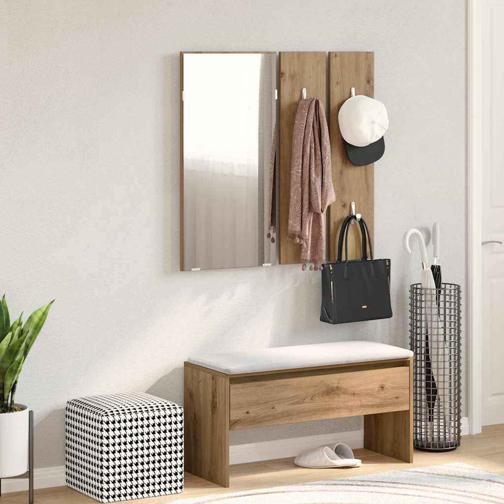 σετ επίπλων διαδρόμου Artisan Oak Engineered Wood - Pakobazaar