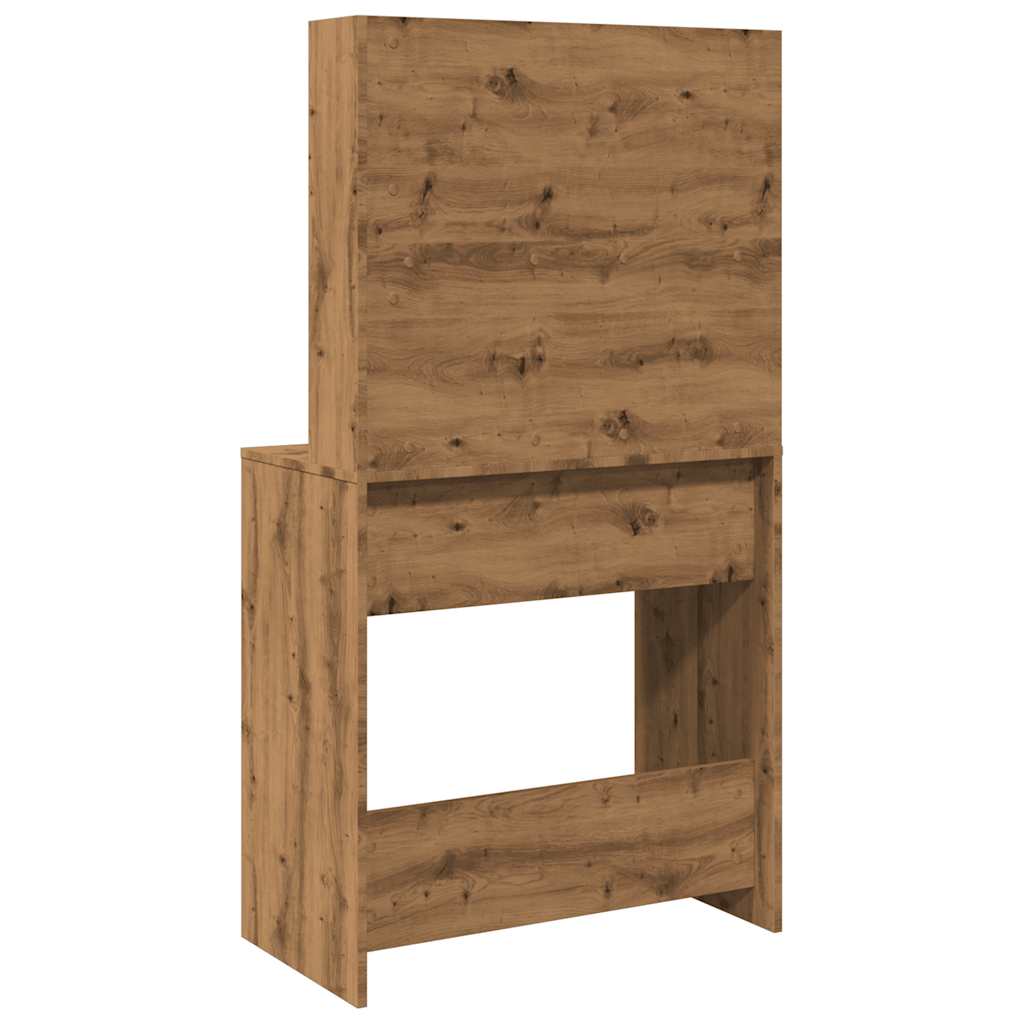 Κομοδίνο με LED Artisan Oak 74,5x40x141 cm - Pakobazaar