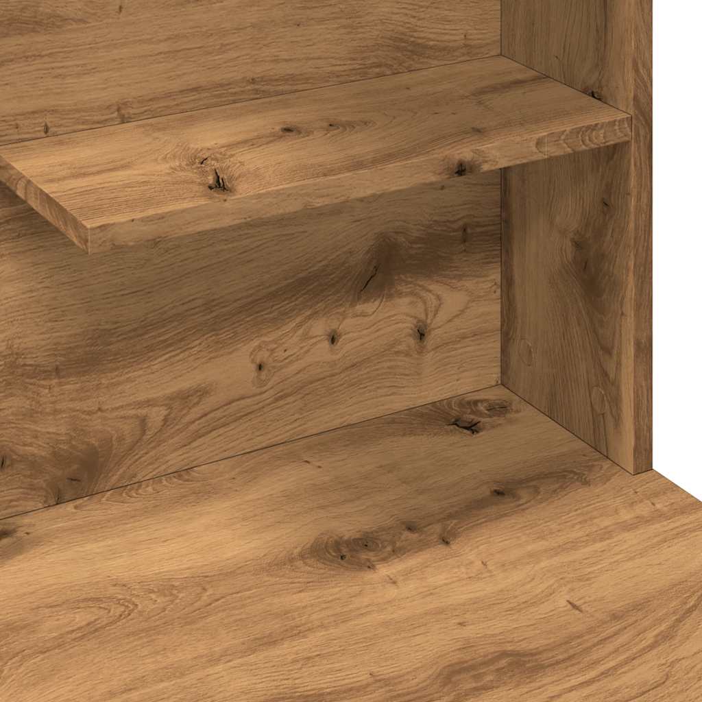 Κομοδίνο με LED Artisan Oak 74,5x40x141 cm - Pakobazaar