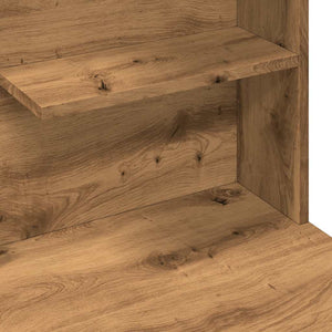 Κομοδίνο με LED Artisan Oak 74,5x40x141 cm - Pakobazaar