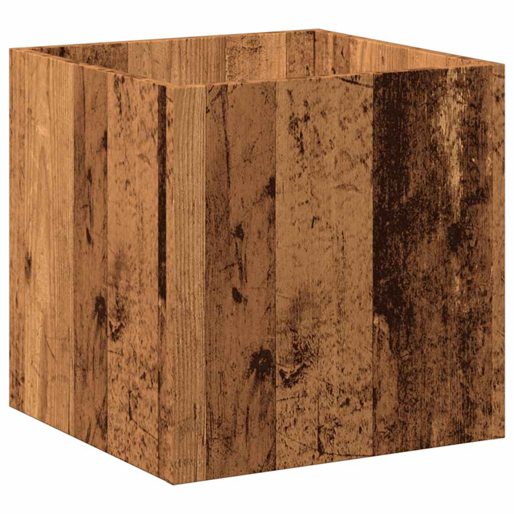 Κουτί γλάστρας Παλιό ξύλο 40x40x40 cm Κατασκευασμένο ξύλο - Pakobazaar