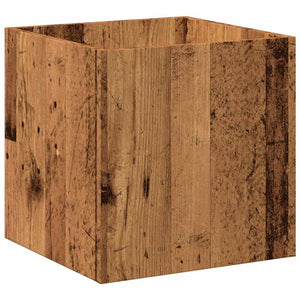 Κουτί γλάστρας Παλιό ξύλο 40x40x40 cm Κατασκευασμένο ξύλο - Pakobazaar